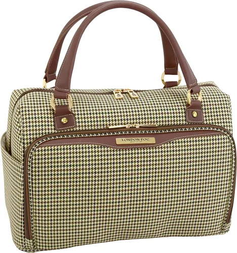Vista 3 de London Fog Oxford III - Juego de 2 piezas (bolsa de cabina y 25 pulgadas giratoria), color verde oliva, Verde -Oliva, London Fog Oxford Iii - Juego