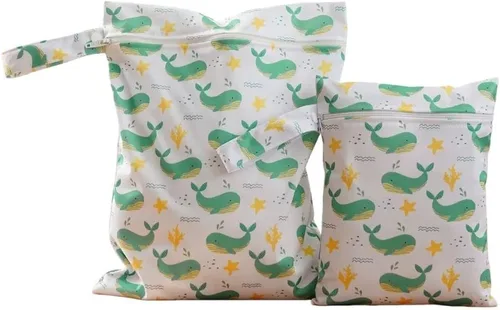Vista 17 de Bolsas húmedas de 2 tamaños, bolsa de almacenamiento impermeable para Playa