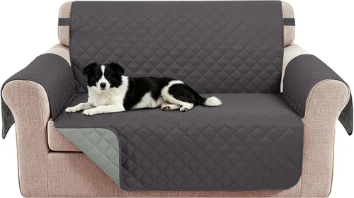 Vista 58 de Fundas para Silla Reclinable Reversibles Funda de Sofá para Mascotas Protector de Muebles Lazy Boy (Silla 23'', Beige/Beige)