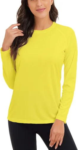 Vista 2 de NEYOUQE Ropa de manga larga con protección solar para mujer, camisas casuales UPF 50+ SPF Top