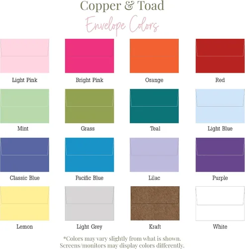 Vista 4 de Tarjetas de notas y sobres personalizados para mujer, tarjetas planas de papelería, rosa rosa, elige tu sobre y colores de tinta