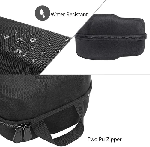 Vista 6 de MASiKEN Hard Case for VR Oculus Quest 2 Headset Controllers Carrying Case, Waterproof Portable Quest Case for Travel and Home Storage Official Elite