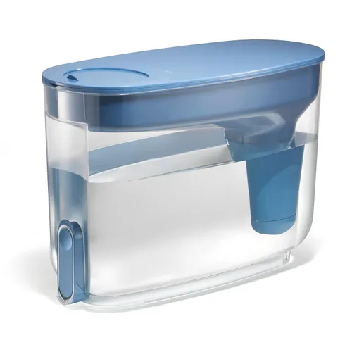 Vista 13 de LifeStraw Home - Dispensador de filtro de agua, 18 tazas, azul medianoche, sin BPA para protección contra contaminantes del agua del grifo