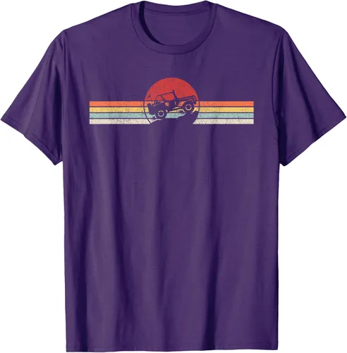 Vista 56 de Camiseta retro vintage Off Road 4X4 Negro