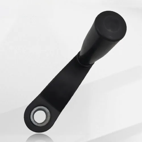 Vista 6 de Mango giratorio de manivela para fresadora de torno Embedded Estructura de nailon Mango de repuesto ligero adecuado para mecánico, orificio de 0.472