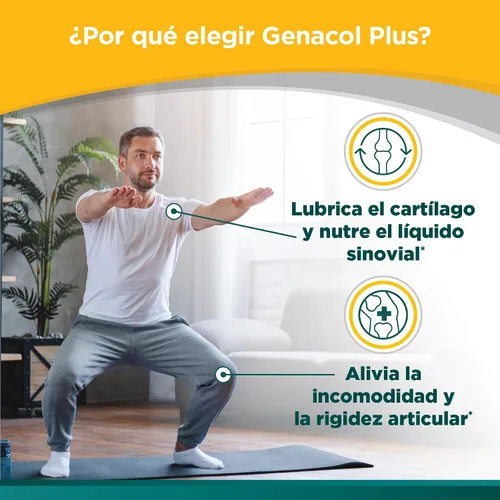 Vista 9 de Genacol Plus – Suplemento de glucosamina y colágeno, péptidos de colágeno ultrahidrolizados, facilita el movimiento de las articulaciones, mantiene