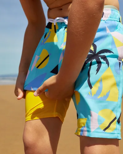 Vista 2 de maamgic Traje de baño para niños con forro de compresión elástico para niño