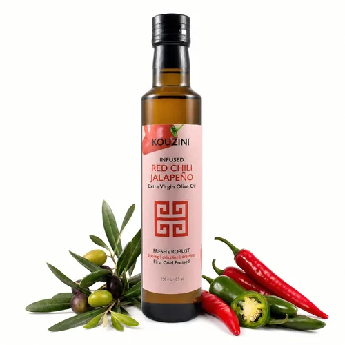 Vista 10 de Kouzini Aceite de oliva virgen extra con infusión de naranja sanguina