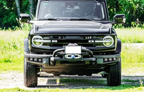 Vista 3 de iJDMTOY Kit de luces antiniebla LED triple para Ford Gen6 Bronco
