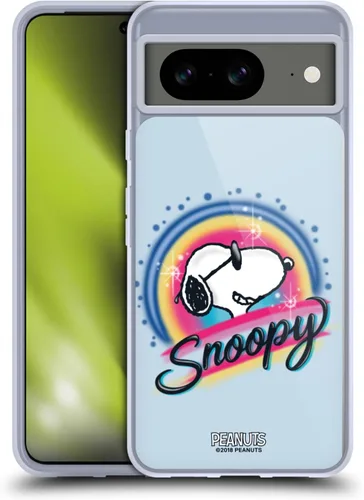 Vista 532 de Head Case Designs Officially Licensed Peanuts Beach Surf Snoopy Boardwalk Airbrush Gel Case [Military Grade Protection] Compatible with Google Pixel