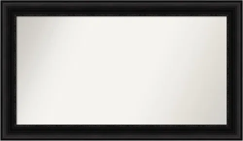 Vista 188 de Amanti Art Espejo personalizado, espejo de baño negro puente, espejo de pared o espejo de tocador de baño sobre el fregadero (26 x 26 pulgadas)