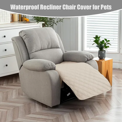Vista 3 de Fundas impermeables para sillas reclinables, fundas reclinables para perros y mascotas, lavable, antideslizante, funda para silla reclinable