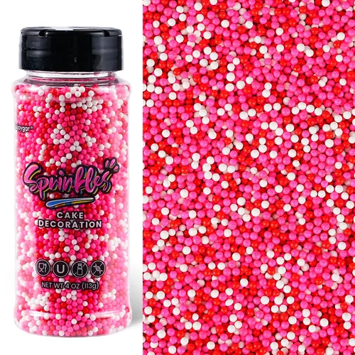 Vista 15 de Pastel Nonpareils Sprinkles, Sujoygar 4oz Edible Colored Cake Sprinkles Double-opening Design, 2mm Edible Dot Sprinkles for Cupcake Toppers Baking