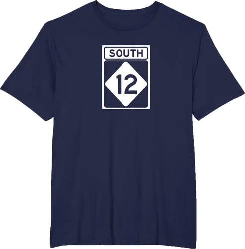 Vista 42 de Highway 12 South NC Outer Banks North Carolina Hwy - Camiseta, Negro, S