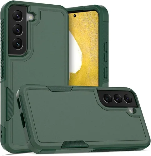 Vista 25 de Funda WOGROO para Samsung Galaxy Z Fold 4 - Funda protectora para teléfono a prueba de golpes, duradera, negra