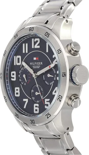 Vista 3 de Reloj de acero inoxidable con brazalete de eslabones para hombre 1791053 de Tommy Hilfiger