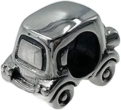 Vista 3 de BOLENVI Jeep Car Truck 925 Sterling Silver Charm Bead para Pandora y pulseras de encanto similares o collares, Plata esterlina, No es una piedra
