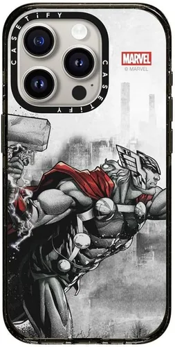 Vista 7 de CASETiFY Funda para iPhone Air, compatible con MagSafe Marvel VS CoLab Protección contra caídas de grado militar 4x de 8.2 pies Funda Capitán