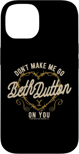 Vista 4 de Funda para iPhone 16 Yellowstone San Valentín Don't Make Me Go Beth Dutton