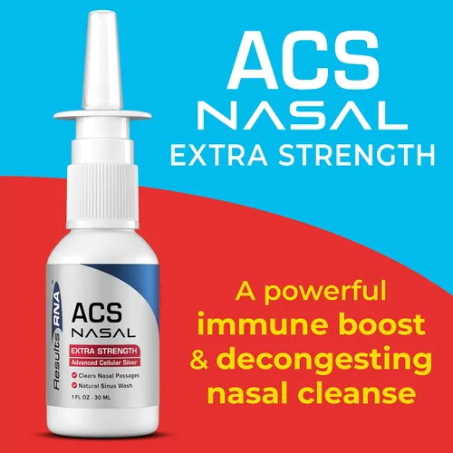Vista 2 de Results RNA - ACS 200 Nasal Extra Strength – El lavado nasal más eficaz disponible. Limpia los pasajes nasales ayudándote a respirar profundamente