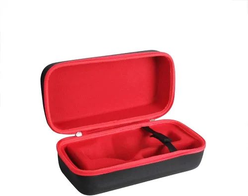 Vista 3 de Hermitshell - Funda rígida de viaje para HyperX QuadCast USB condensador para micrófono gaming rojo negro