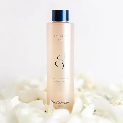 Vista 2 de Aceite de elasticidad de fideos y boo, resiliencia de la piel y aceite restaurador infundido con aceites de semillas de girasol y jojoba