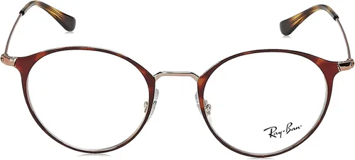 Vista 2 de Ray-Ban RX5387f - Marco de lentes recetados cuadrados de ajuste bajo puente