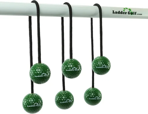 Vista 6 de Ladder Golf Official Hard Bolas, 3PK Rojo