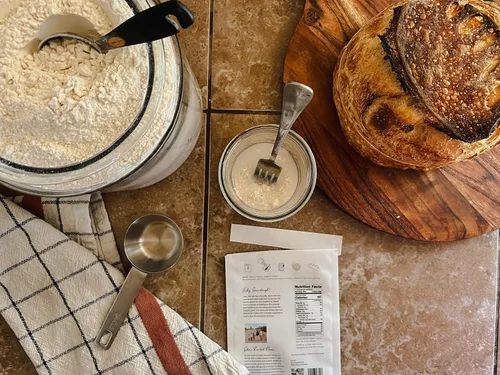 Vista 7 de Shes Rooted Home Cultivo básico de masa madre Iniciador activo de estilo artesanal para hornear pan de masa madre Perfecto para pizza