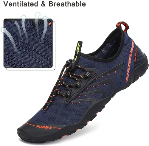Vista 2 de Kararao Mens Womens Water Shoes Quick Dry Swim Shoes Beach Shoes Pool Surfing Aqua Sports