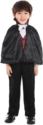 Vista 4 de Seasons Disfraces de Halloween clásicos de vampiro para niños pequeños (2T-4T)