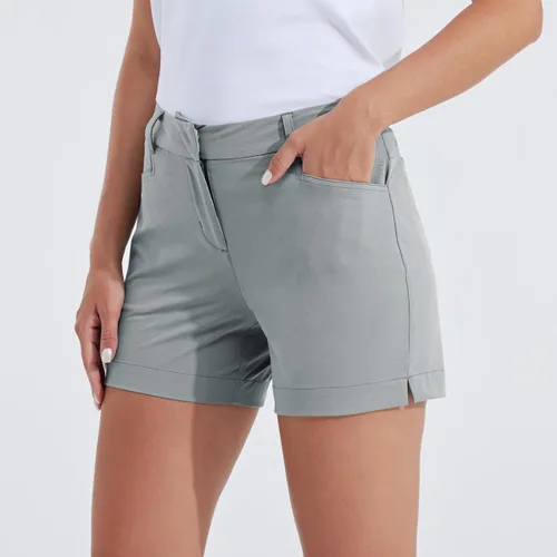 Vista 60 de Willit Pantalones cortos de golf de 4.5 pulgadas para mujer, de secado rápido, casuales, con bolsillos, resistentes al agua