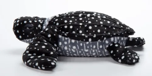 Vista 6 de The Petting Zoo Leatherback - Peluche de tortuga marina, regalos para niños, animales salvajes del océano Onez, juguete de peluche de tortuga marina