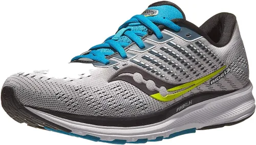 Vista 2 de Saucony Tenis de correr Ride 13 Road para hombre, Citron Mutante