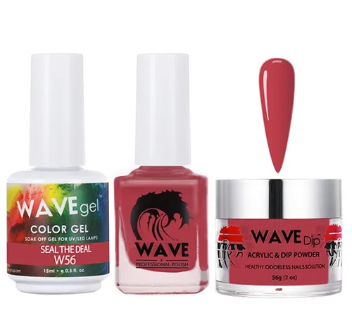 Vista 6 de WAVEGEL - Juego de gel de remojo, laca de uñas y polvo acrílico a juego - Colección Simplicity - #P109 Blizzard