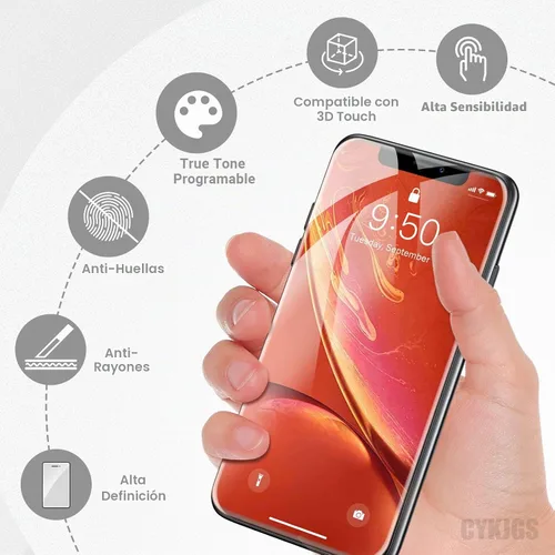 Vista 5 de Reemplazo de pantalla para iPhone X 10 con sensor de proximidad