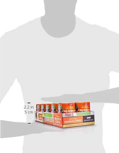 Vista 8 de Twang erz Snack Topping, Mango Chile, coctelera de 1.15 onzas (paquete de 20)