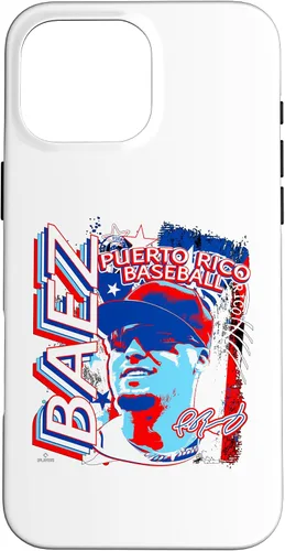 Vista 18 de Funda para iPhone 11 Javier Baez International Baseball Puerto Rico MLBPA
