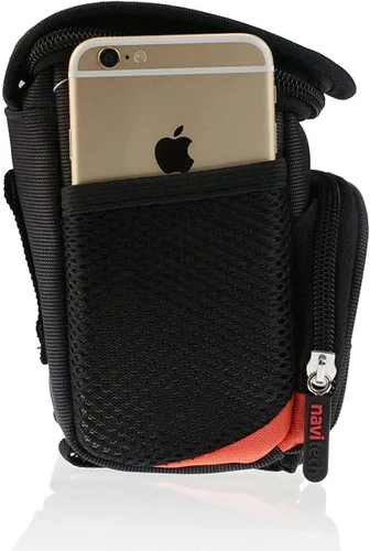 Vista 3 de Navitech Bolso de hombro negro para cámara compatible con cámara digital Canon Powershot SX400 IS