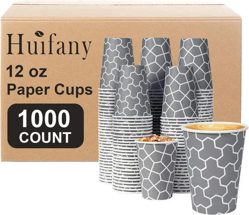 Vista 9 de Vasos de papel de 16 onzas, paquete de 180 tazas calientes desechables aisladas