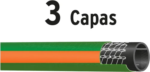 Vista 2 de TRUPER MAN-10X1/2RE Mangueras reforzadas de 1/2", 3 capas, accesorios de plástico de 33 pies (32.8 ft)