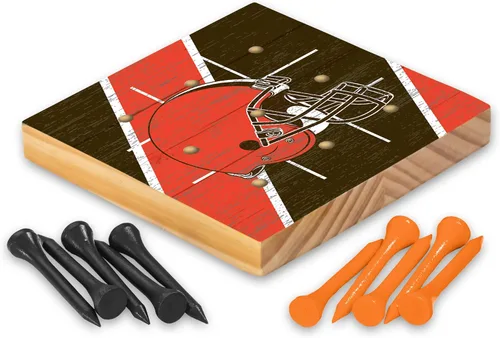 Vista 19 de Rico Industries NFL Unisex-Adult Peg Tic Tac Toe Game