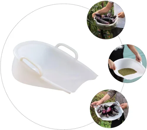 Vista 5 de GANAZONO Recogedor de mano multiusos de plástico grueso de limpieza para granos de cocina Contenedor Estilo aleatorio