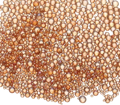 Vista 14 de Cuentas de vidrio iridiscente diminutas de burbuja, 0.4-3mm 10g Cuentas redondas micro mini transparentes sin agujero en forma de gota de agua