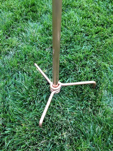 Vista 5 de Escultura de viento Stanwood Cinética Cobre Doble Hélice Giratoria