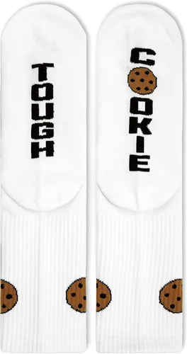 Vista 3 de Calcetines de galletas, calcetines inspiradores, uso diario de quimioterapia, regalo de quimioterapia, calcetines novedosos, calcetines divertidos