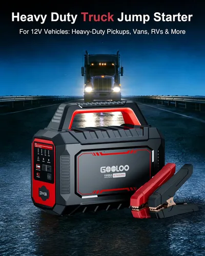 Vista 12 de GOOLOO GT Truck PRO 10000A y 64000mAh Arrancador con carga rápida de 65 W