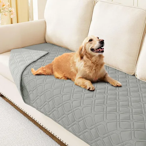 Vista 132 de hyha - Manta impermeable para cama de perro, mantas suaves para mascotas, funda impermeable para sofá para perros, fundas reversibles lavables