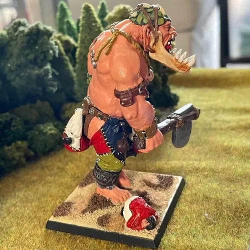 Vista 4 de Gigante 1 Ogro Troll en miniatura pintado Orcos Goblins Gargant Batallas de fantasía El Viejo Mundo Oldhammer 1.102 in