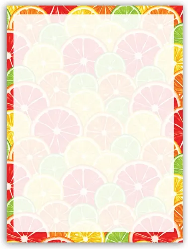 Vista 6 de Papelería de Aguacate - 8.5 x 11-60 Hojas de membrete - Papel de Receta - Papel de Receta (Avocado)